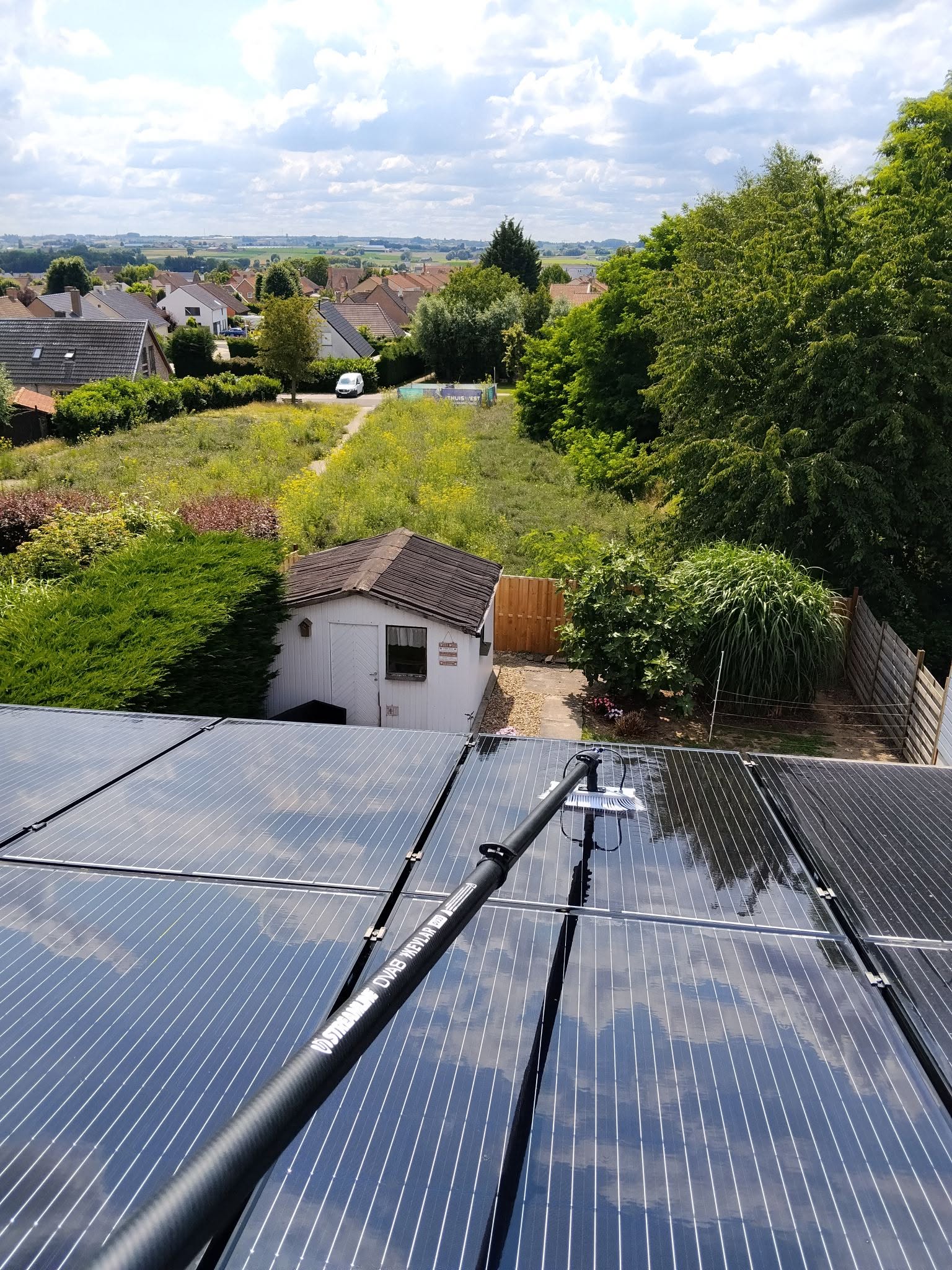 Zonnepanelen reinigen